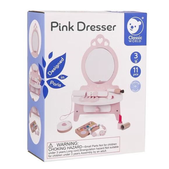 KIDS BIRTHDAY GIFT -Pink Dresser Toy Set - Picture 11 of 13
